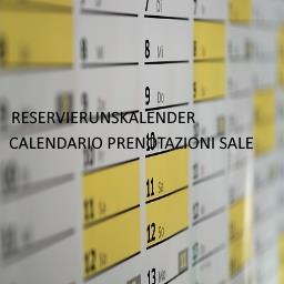 Calendario+prenotazioni+sale
